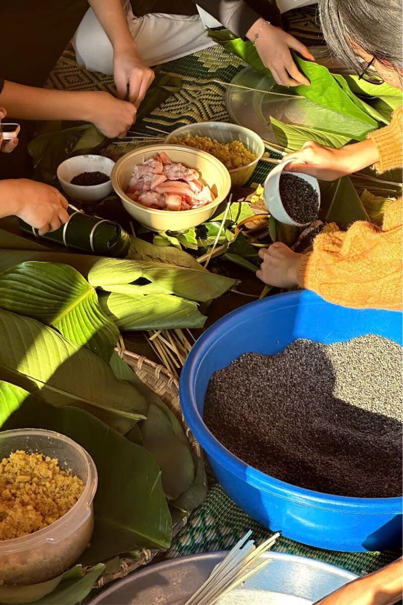 make chung cake - Ecohost