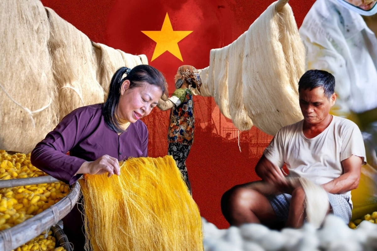 Co Chat Silk Weaving Village - Ecohost vietnam community DMC