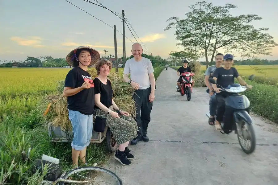 Rice Harvesting with Farmers