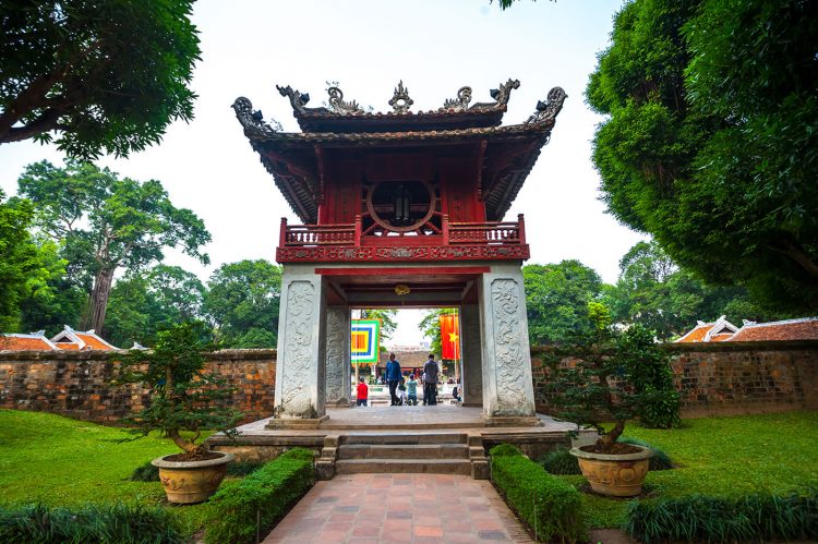 Temple of Literature in Hanoi