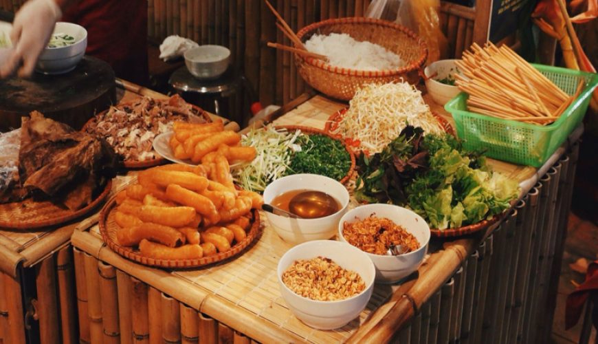 food and drink in Hanoi ecohost asia