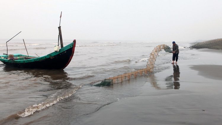 local life of fishermen in Nam Dinh