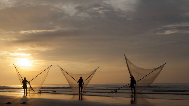 local life of fishermen in hai hau
