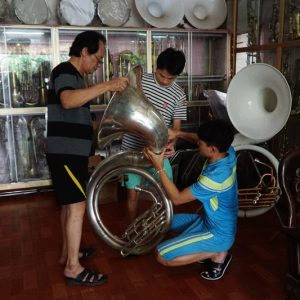 pham phao village of making brass trumpet in nam dinh vietnam ecohost