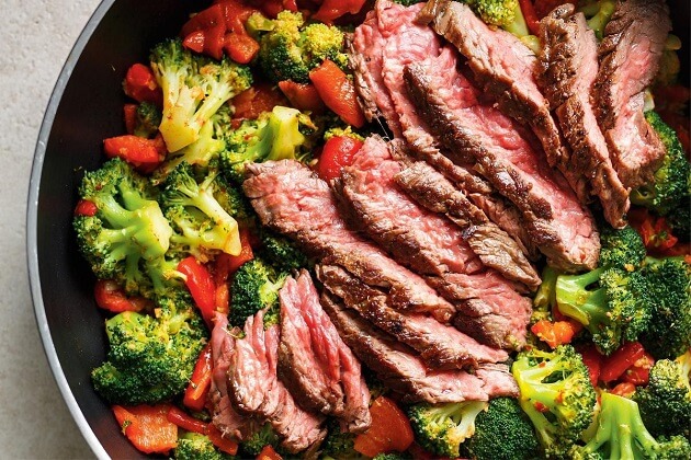 vegetable and meat