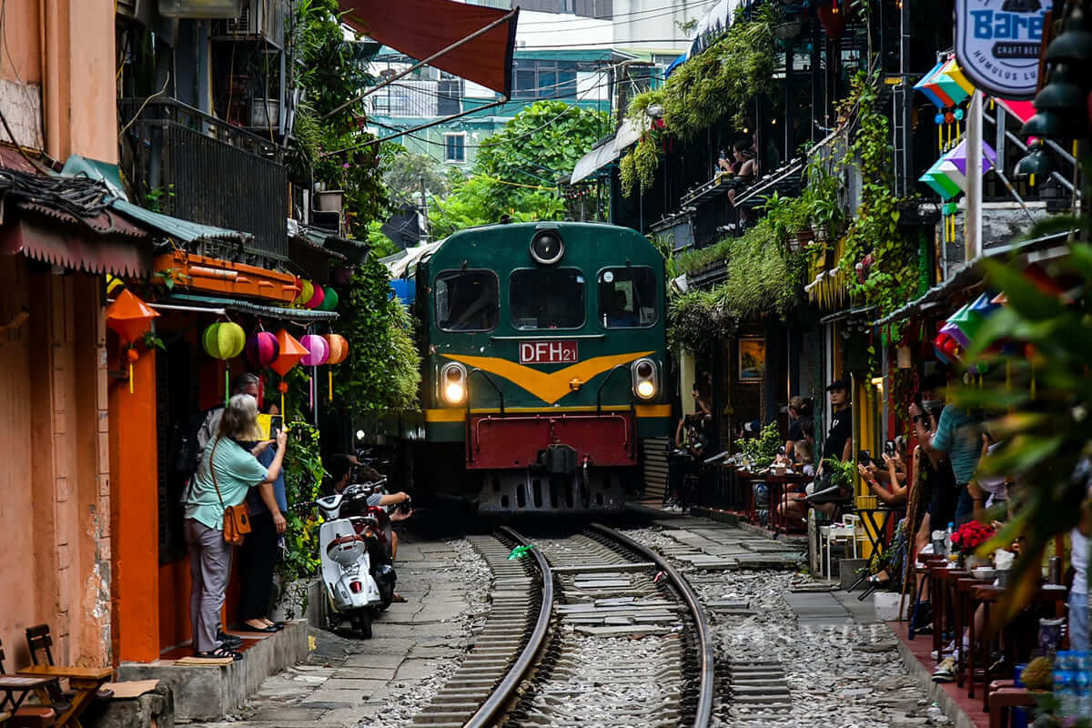 Phố đường tàu hà nội - - du lịch cộng đồng hà nội